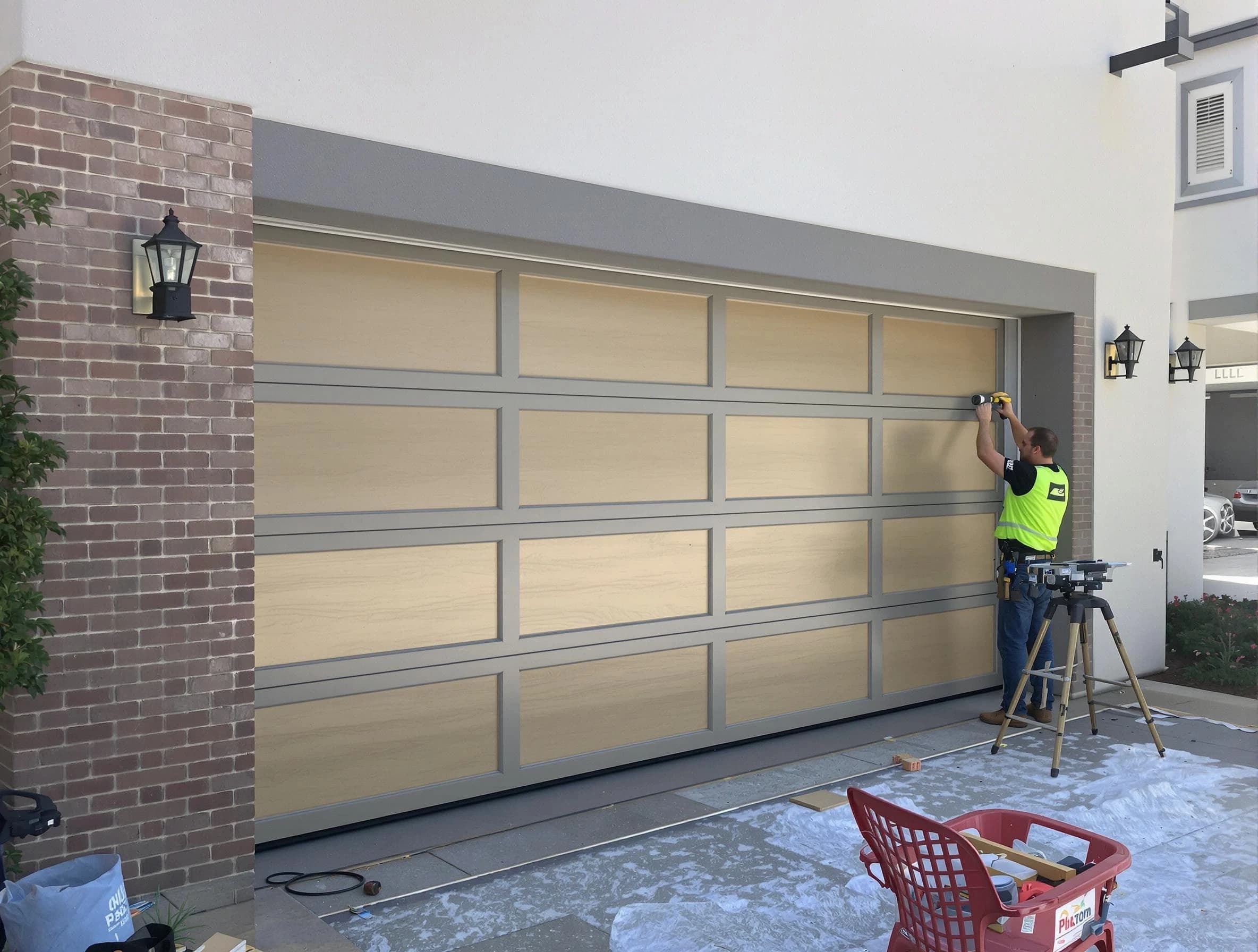 Garage door replacement service by Washington Garage Door Repair in Washington