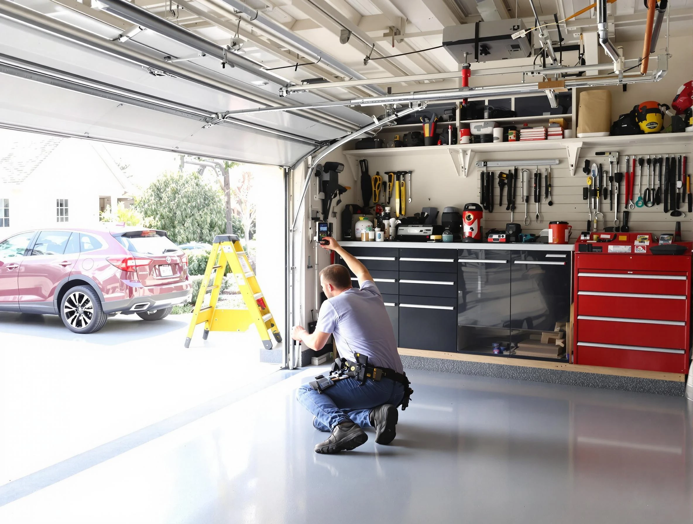 Local garage door repair service by Washington Garage Door Repair in Washington