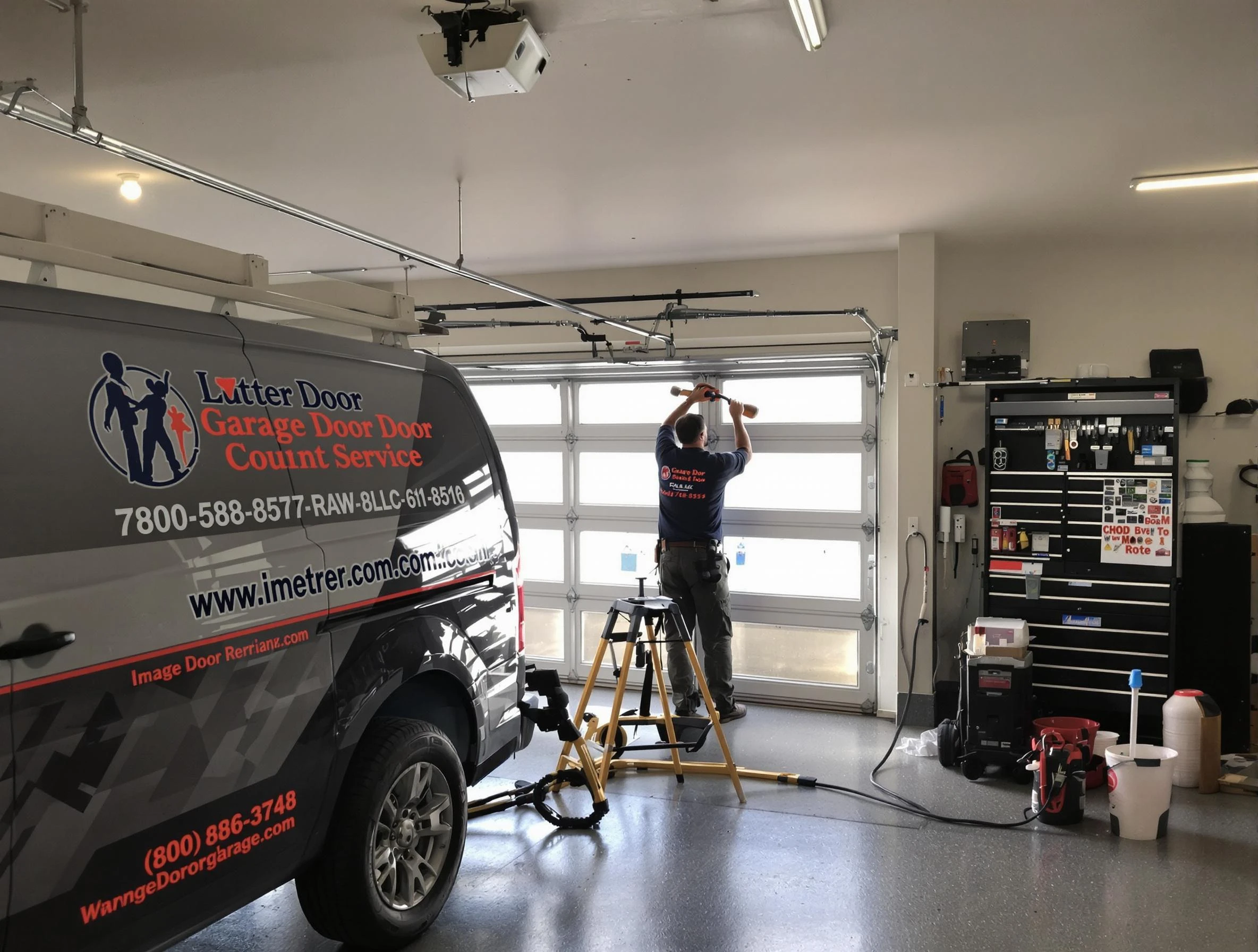 Washington Garage Door Repair rapid response team performing same-day repair in Washington