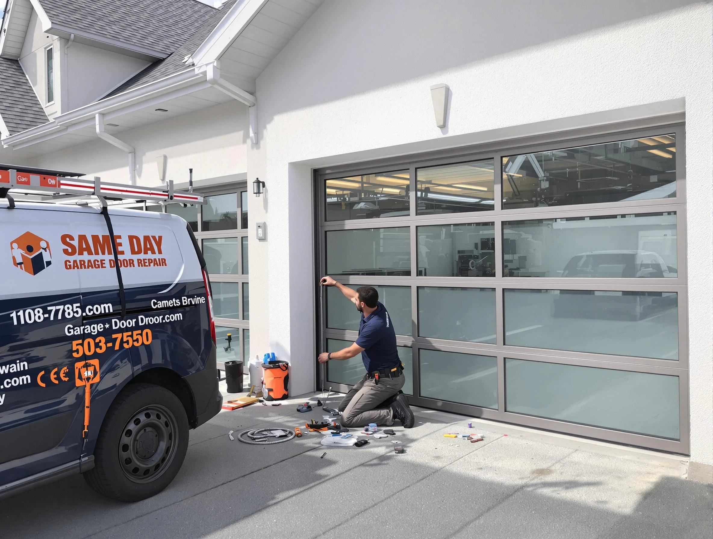 Same-day garage door repair service by Washington Garage Door Repair in Washington